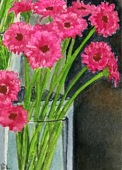 Floral 2 Beverly Larson Oregon WI watercolor